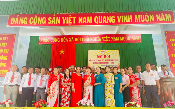 Ủy ban MTTQ Việt Nam xã Hành Thiện tổ chức Đại hội khóa XI, nhiệm kỳ 2024 - 2029