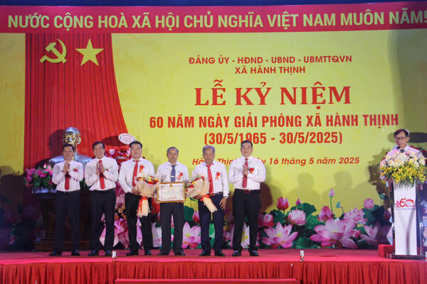 Lễ kỷ niệm 60 năm Ngày Giải phóng xã Hành Thịnh (30/5/1965 - 30/5/2025)