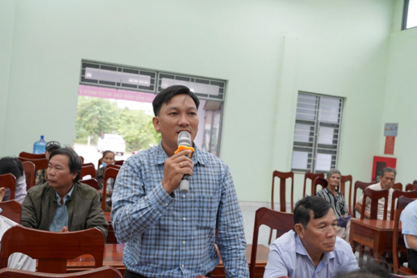 Bí thư chi bộ làm tốt công tác dân vận ở xã Hành Đức